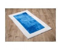 Secdem Seccadeleri Beyaz Mavi Konya Modeli Secdem Seccadeleri Beyaz Mavi Konya Modeli